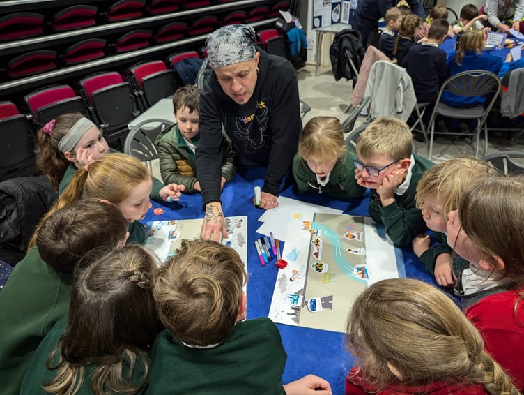 Ocean plastic workshop, Young ACAN Treasure Not Trash Conference, Alton College, January 31st 2025.
