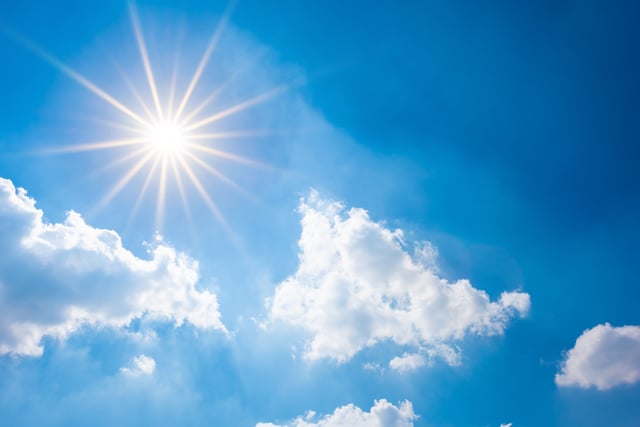 Sunny today patchy rain tomorrow