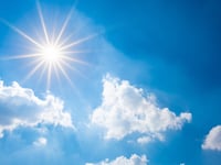Sunny today patchy rain tomorrow