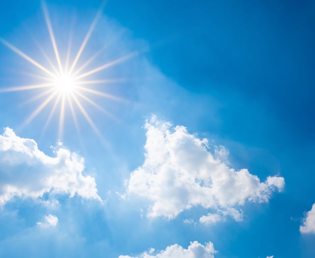 Sunny and dry for today and tomorrow