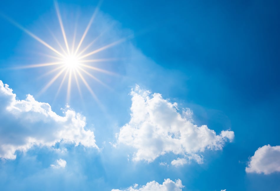Sunny weather continues today and tomorrow with gentle breezes