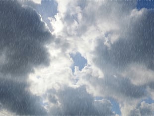 Patchy rain likely today with sunshine tomorrow