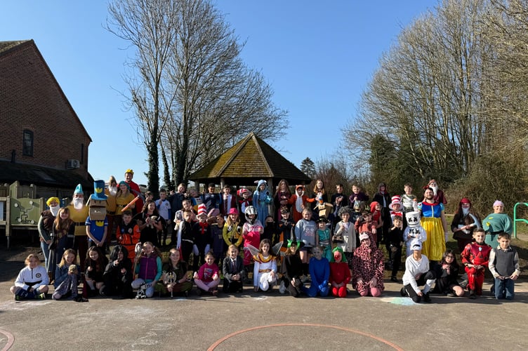 World Book Day, Anstey Junior School, Alton, March 6th 2025.