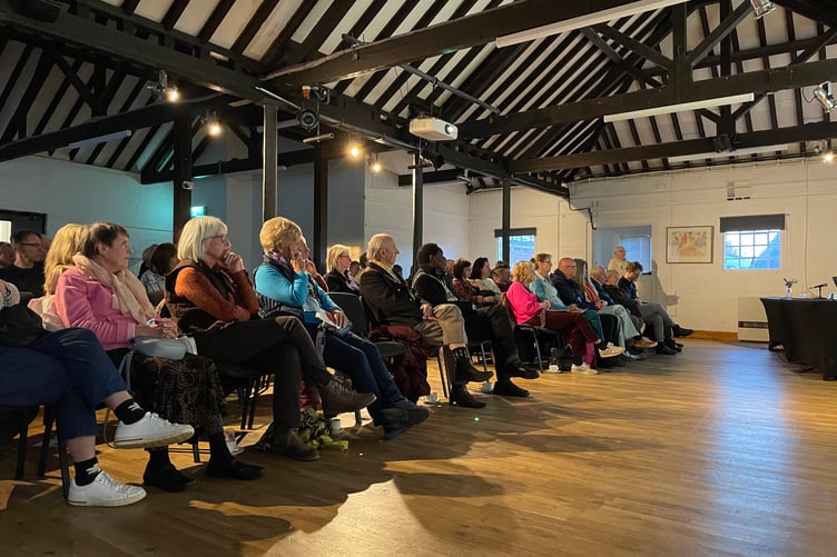 The audience at the Repair + Restore event as part of Farnham Literary Festival.