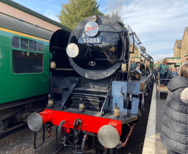 Restored steam locomotive Canadian Pacific makes Watercress Line debut