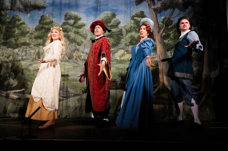 A playful send-up of The Taming of the Shrew — Haslemere Players’ Kiss Me, Kate brings comedy and romance to life
