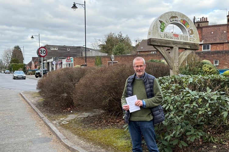 Cllr Julian Spence will now work with Surrey to get the 20mph limit residents have called for