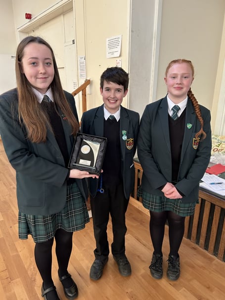 Eggar's School intermediate team, Rotary Youth Speaks Competition South East Area final winners, Reigate, March 1st 2025.