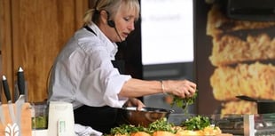 Top chefs getting ready to cook with watercress in Alresford