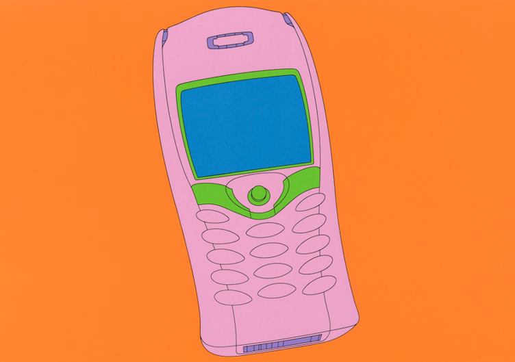 Picture of a 2004 mobile phone.