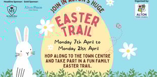 Hunt for 24 decorated eggs in Alton's Easter Trail