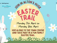 Hunt for 24 decorated eggs in Alton's Easter Trail