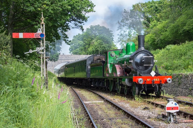 London and South Western Railway T3 Class No 563.