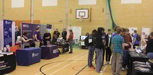 Alton College students discuss their futures at careers fair