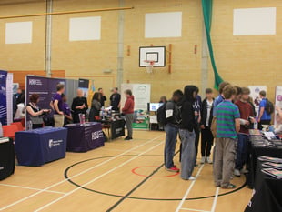 Alton College students discuss their futures at careers fair