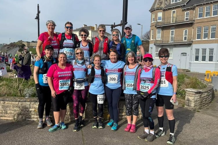 Enjoying the sunshine in Devon at the Grizzly race