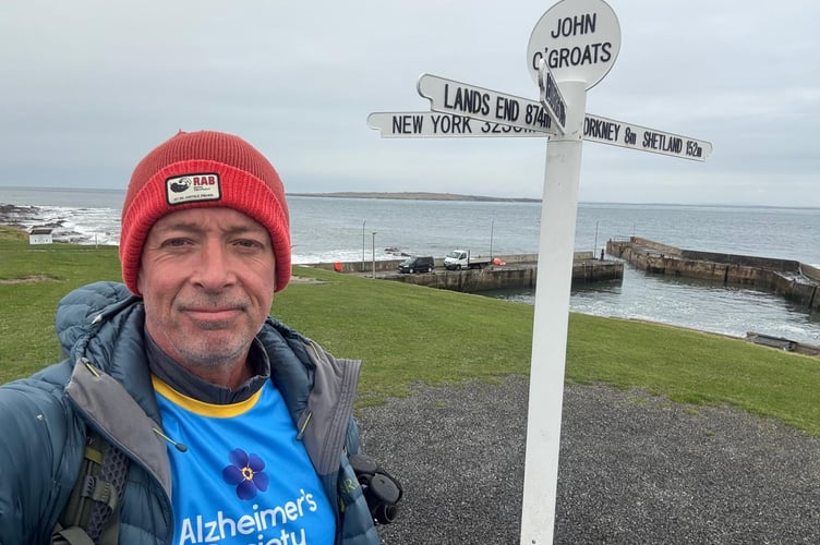 James Tombling Alton Alzheimers John Groats