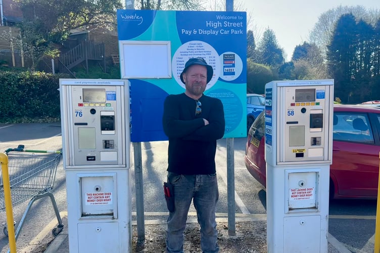 Ben Dibble, a Haslemere resident, can't believe the impending car parking charge hikes