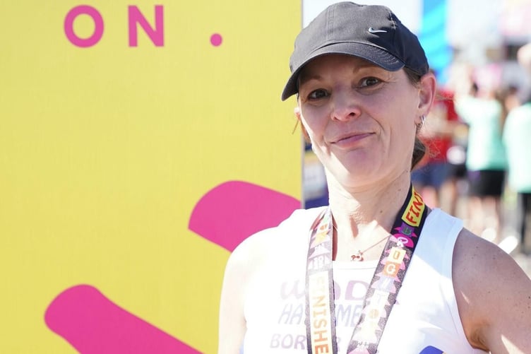 Lyndsay Wade was delighted with her Brighton marathon result