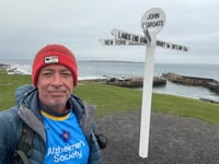 Alton man on John O'Groats to Land's End hike for Alzheimer's Society