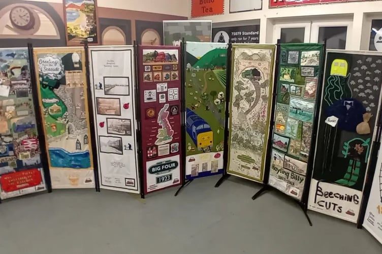Watercress Line - Textile Tribute Timeline