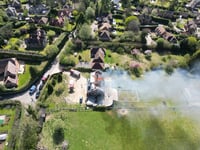 WATCH: Hampshire firefighters tackle serious house fire in Liss