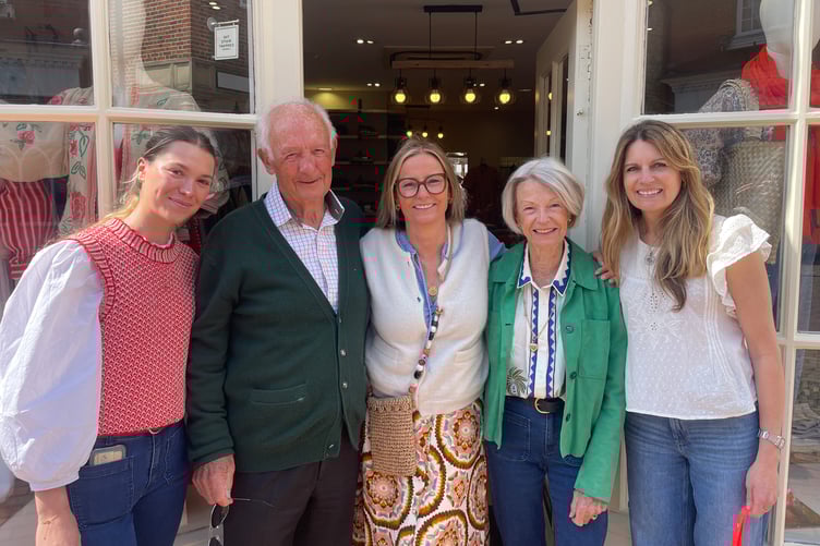 Staff at CW, Harriet and her family