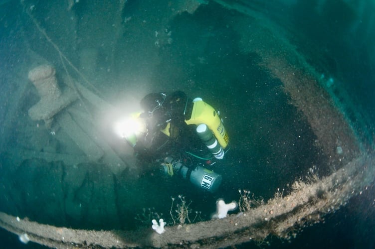 Dom Robinson, beside the shipwreck. A diver bought a shipwreck from World War One on Facebook Marketplace for £300 - because he "fancied" it. Dom Robinson, 53, first found a passion for exploring shipwrecks as a child and has been diving for over 40 years. He has identified 20 to 25 shipwrecks over the years and loves the history that goes with them. Dom came across an advert on Facebook marketplace in January 2025 for the shipwreck, the SS Almond Branch, and decided to go for it.