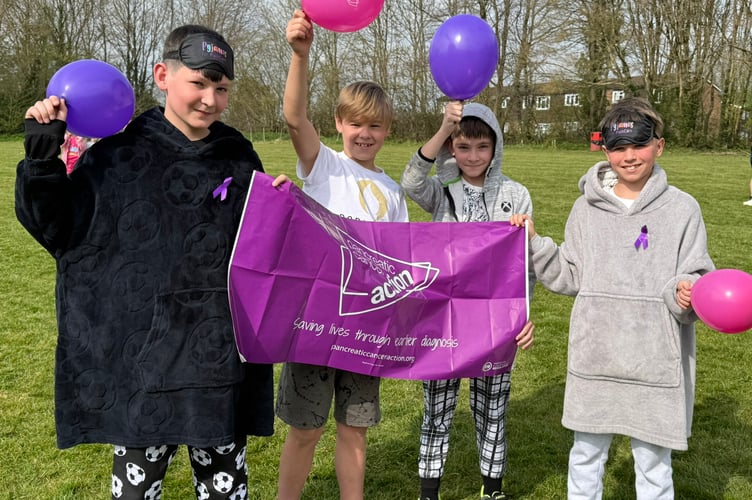 Anstey Junior School, Alton, Pancreatic Cancer Action pyjama day, April 2025.