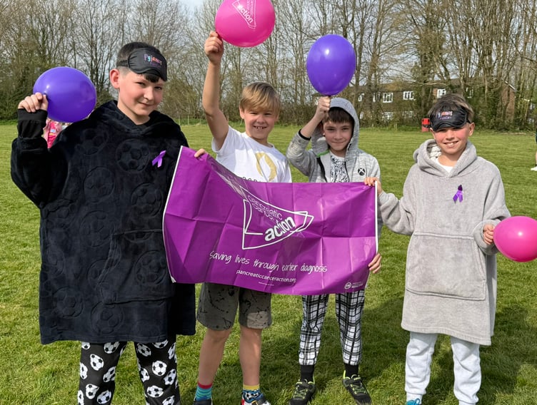 Anstey Junior School, Alton, Pancreatic Cancer Action pyjama day, April 2025.