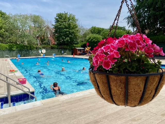 Petersfield Open Air Swimming Pool, April 28th 2025.