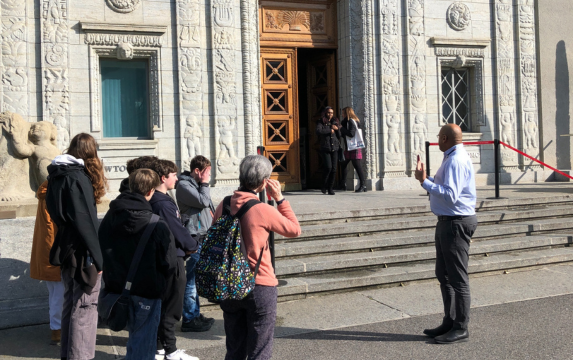 Alton College physics students visit CERN, Geneva, Switzerland, April 2025.