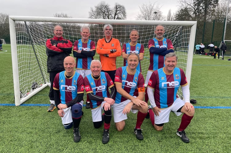 Farnham Town Flares' over-50s have been crowned league champions