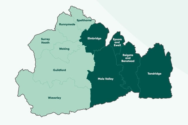 Surrey County Council's proposal for two unitary councils