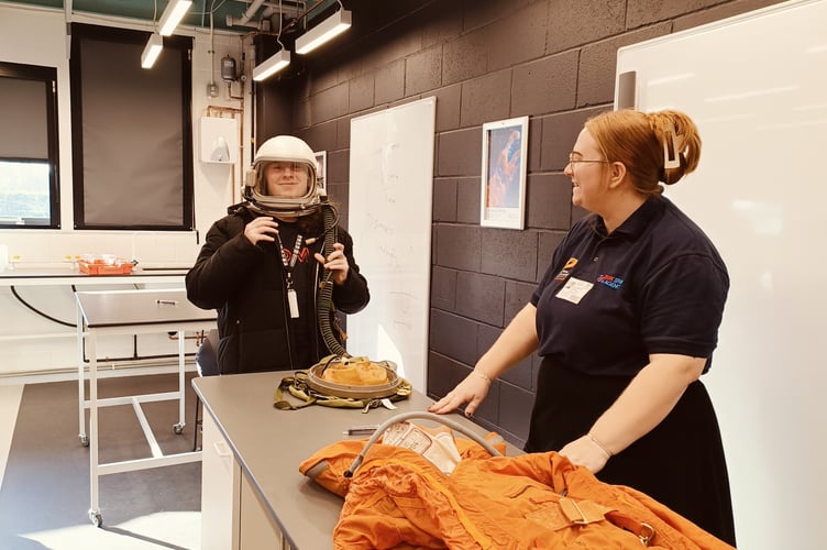 National Space Academy visit, Alton College, April 2025.