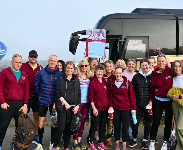 Farnham Runners impress at London and Manchester marathons
