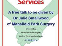 Talk on cancer prevention and treatment at Medstead Village Hall