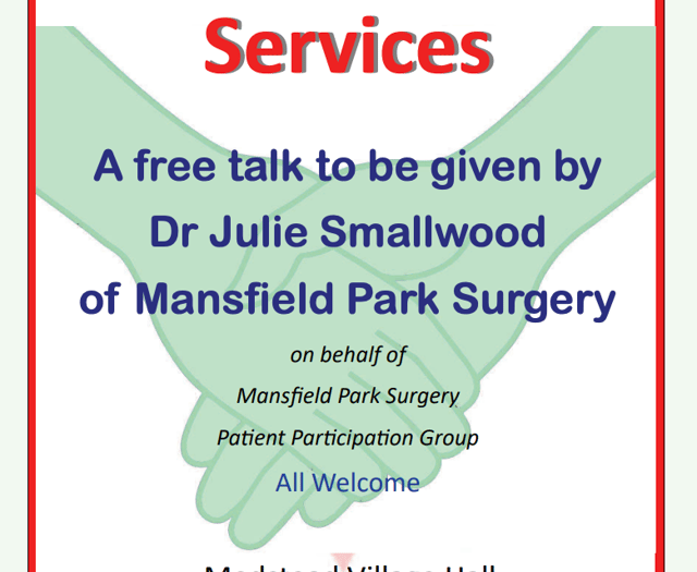 Talk on cancer prevention and treatment at Medstead Village Hall