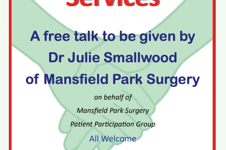 Cancer talk poster.