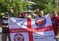 WATCH: Aldershot fans celebrate at Wembley after FA Trophy win