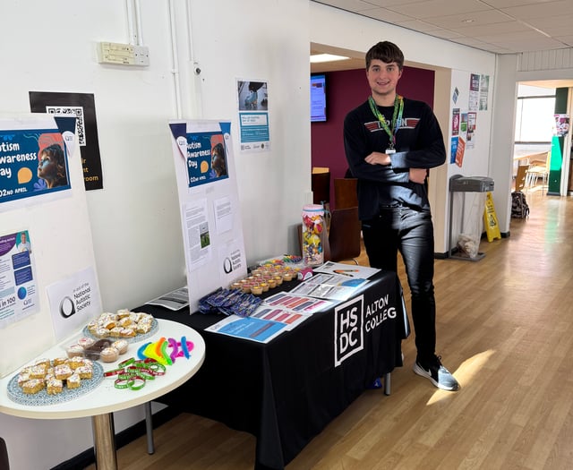 Alton College student raises funds for World Autism Awareness Day