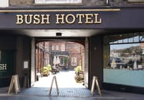Historic Bush Hotel in Farnham listed for sale at £12 million