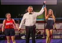 WATCH: Fighting fit beauty queen wins first boxing match