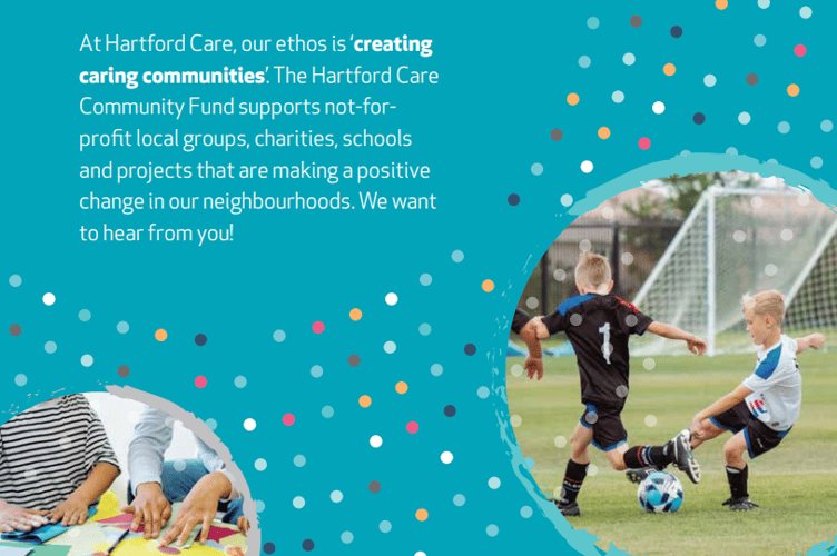 Hartford Care Community Fund poster, May 2025.
