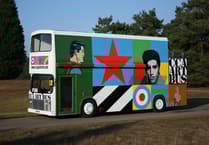 With a little help from its friends: Hospice brings Peter Blake art bus to Tilford