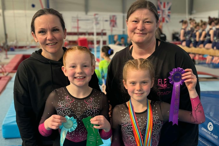 Petersfield's Flex Gymnastics Club impressed at the Hampshire and South Region Grades competitions