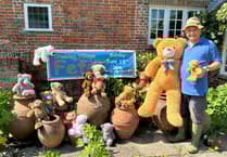 Win a teddy bear on coconut shy at Shalden's traditional village fete