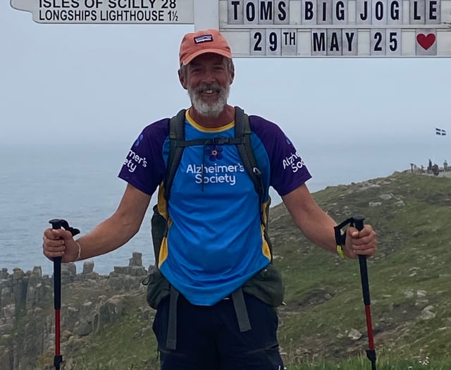 Alton hiker completes John o'Groats to Land's End trek in 62 days