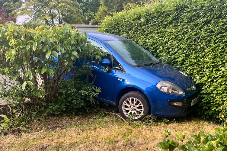 Dockenfield car damage Paul Brooker