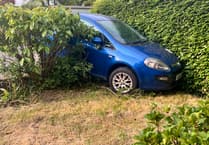 Driver leaves trail of destruction in rampage through villages south of Farnham